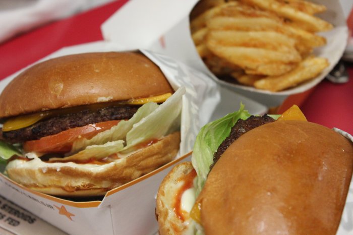 burgers fries