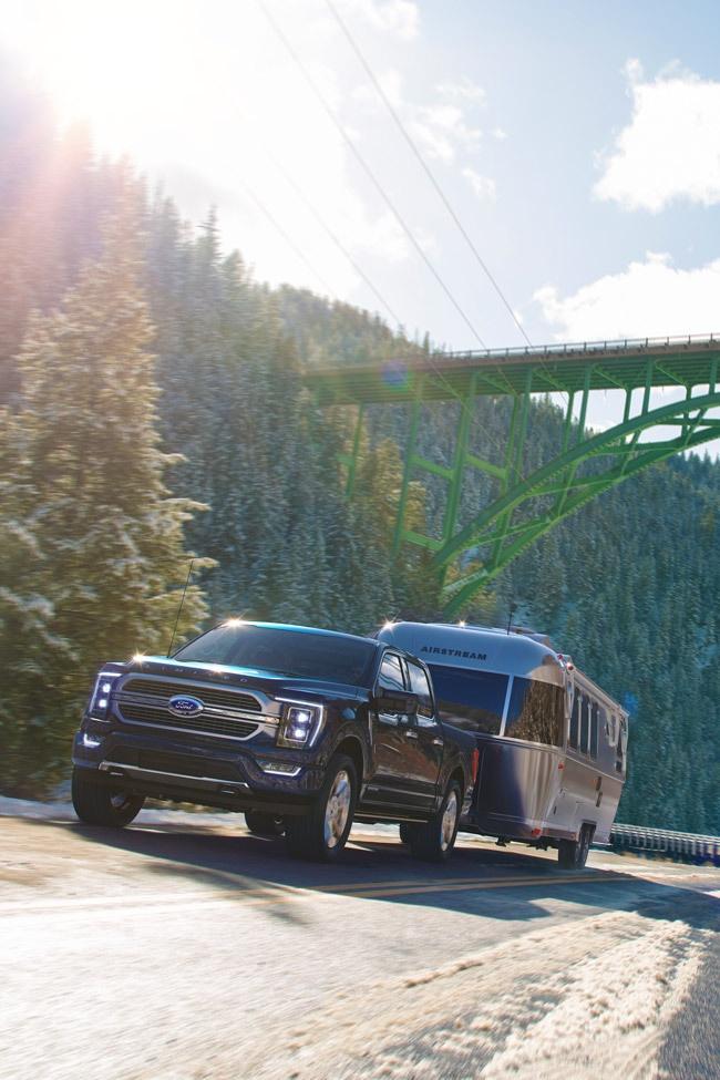 ford f 150 towing airstream trailer