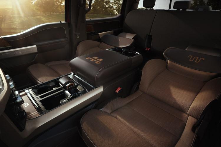 max recline seats in the new ford f 150