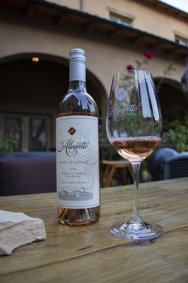 allegretto wines rose de tennat