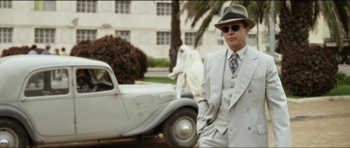 brad pitt white suit