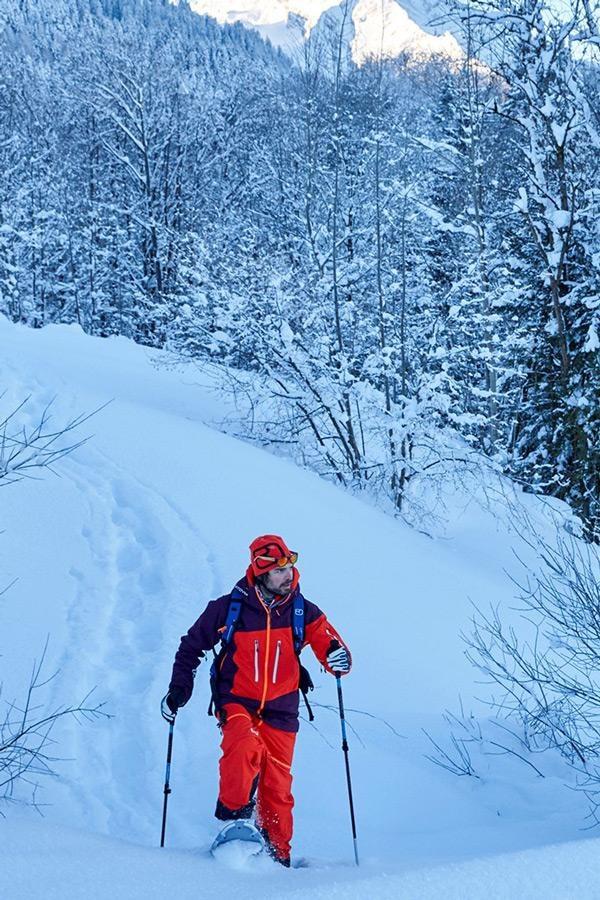 snowshoewalk in bavarian alps