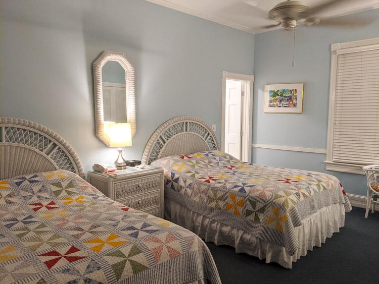 bedroom at curry mansion inn