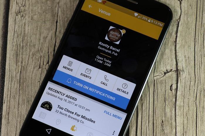 untappd mobile app for locating beer taps and craft beer