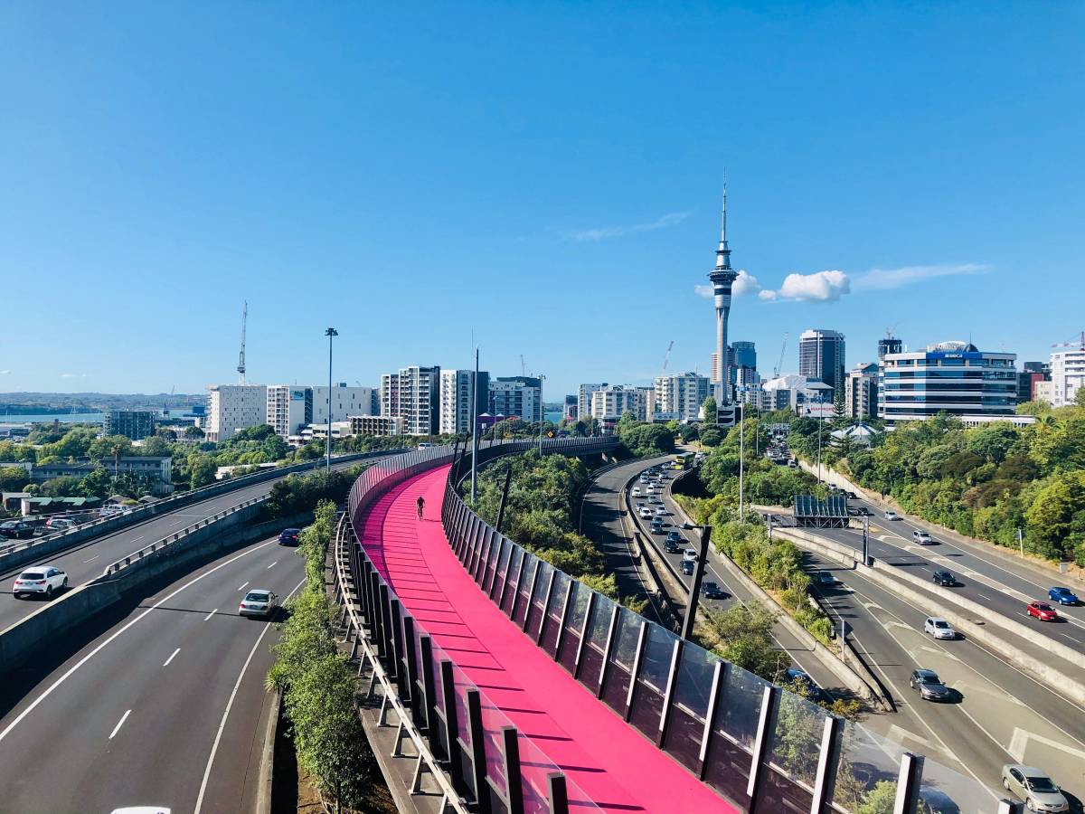 auckland skyline and sky tower where you can start off your awesome new zealand guys trip