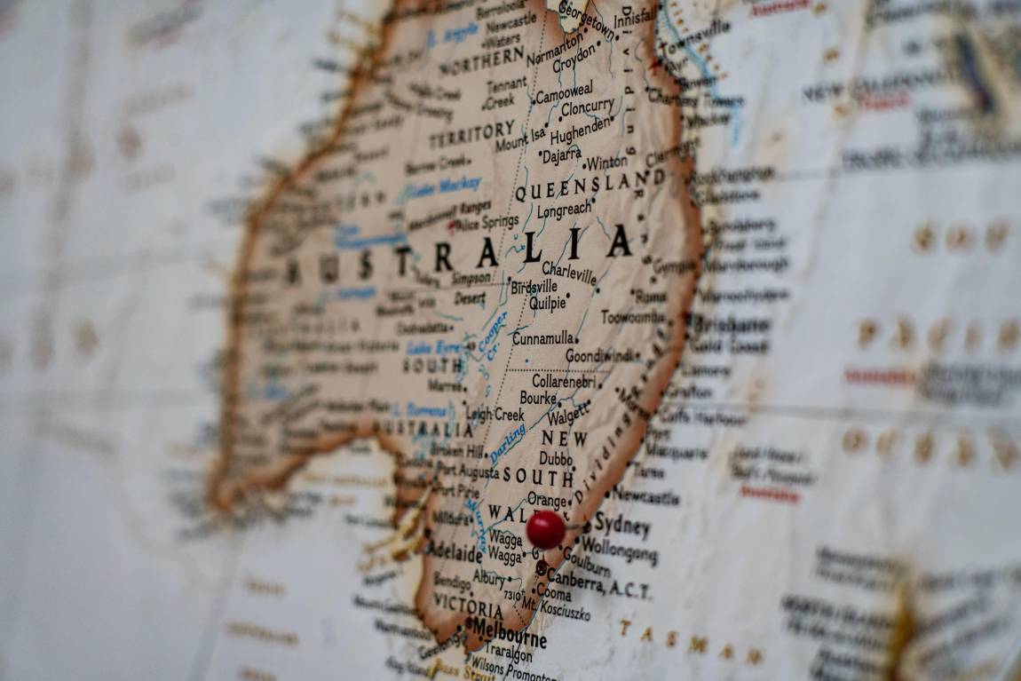 map of australia for road trips