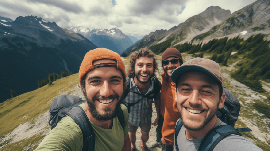 Austria lads holiday