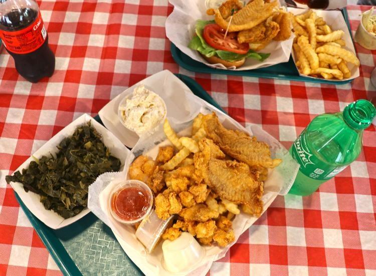 lunch at the gator shack