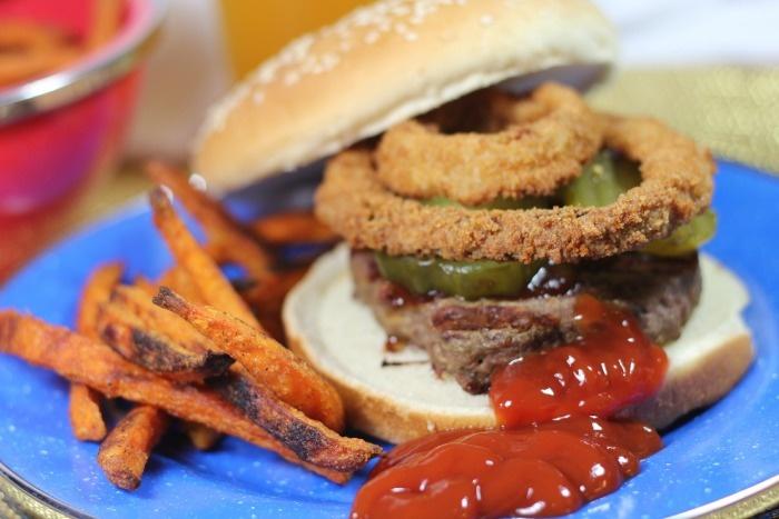 burger fries shot