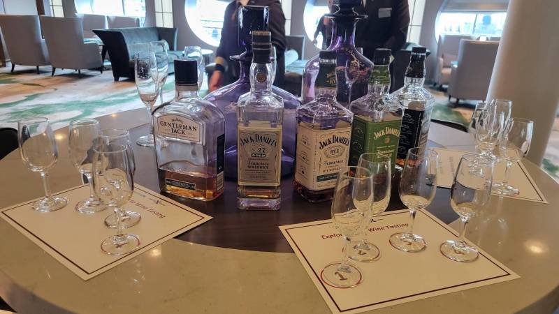 whiskey tasting on celebrity millenium