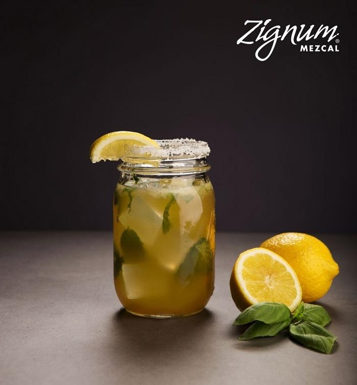 basil margarita zignum mezcal
