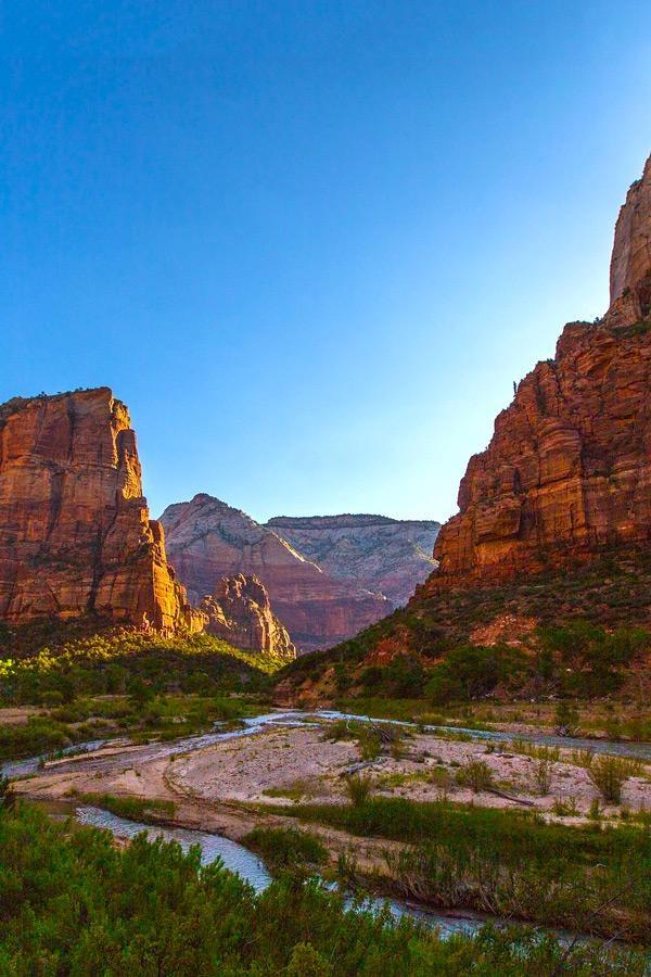 angels landing zion national park utah is a beautiful hiking trail
