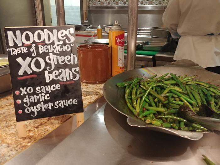 taste of bellagio noodles green beans