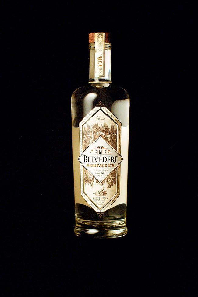 belvedere heritage 176 vodka blended with rye spirit