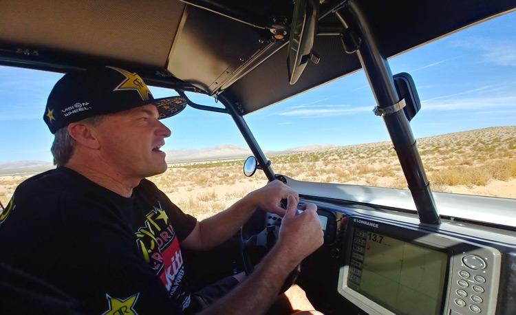 inside rob maccachren pre runner baja car