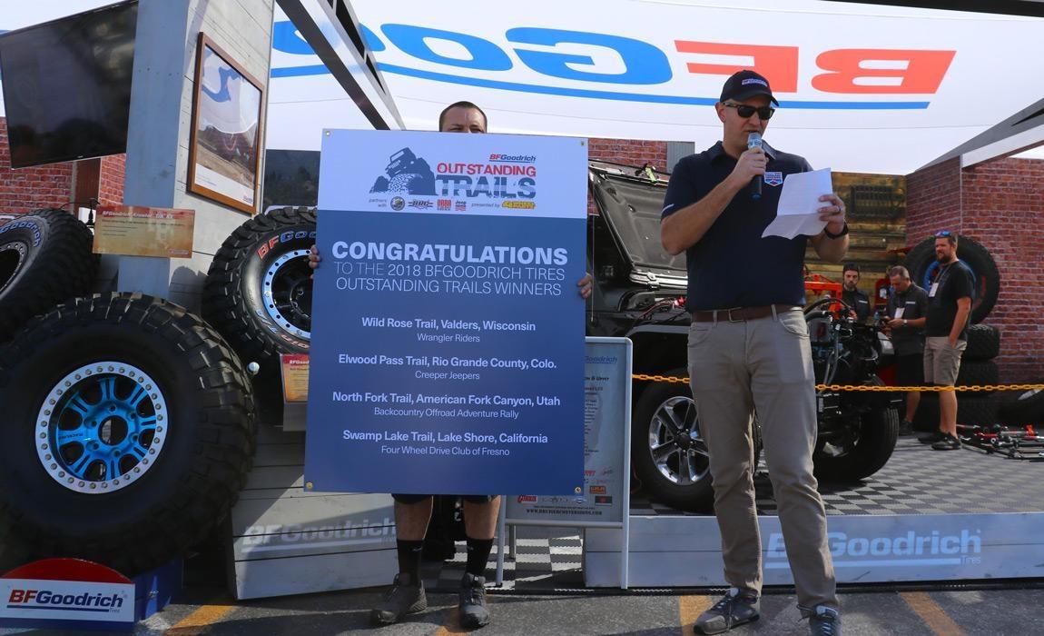 BFGoodrich Outstanding Trails 2018 Grant Winners
