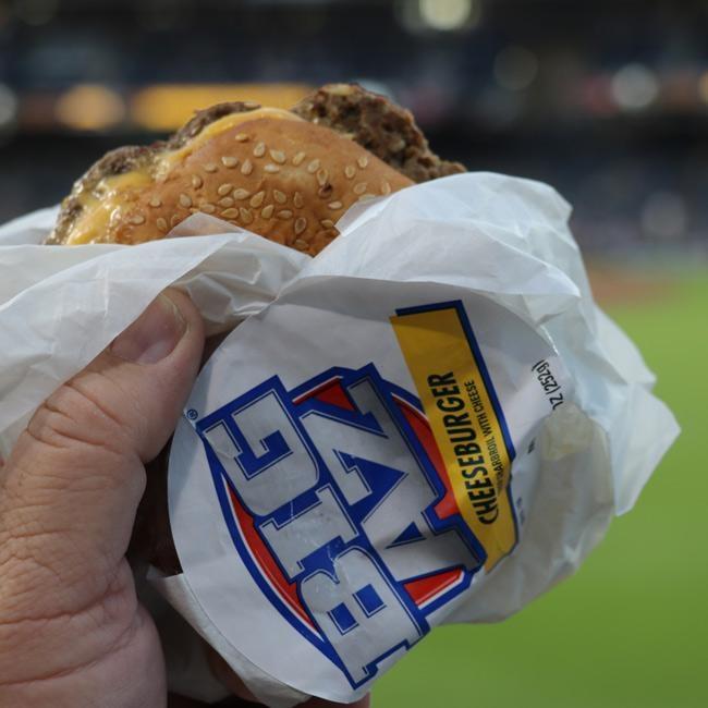 big az cheeseburger at ball park