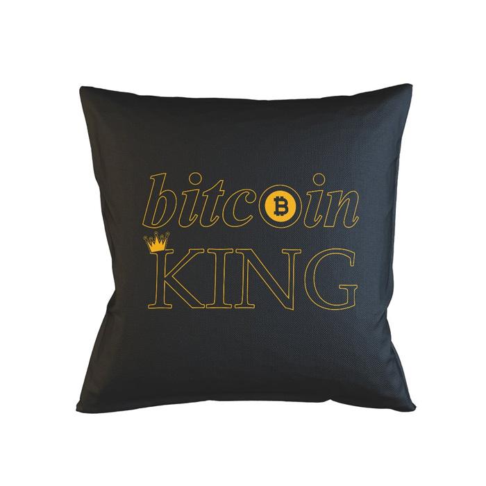 bitcoin king pillow
