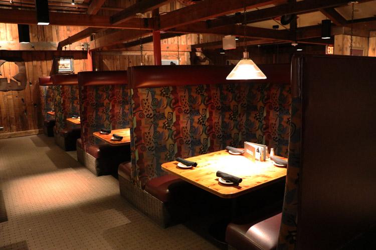 black angus steakhouse booths
