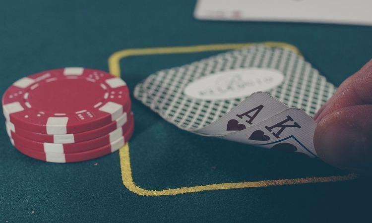 ace and king hand in blackjack