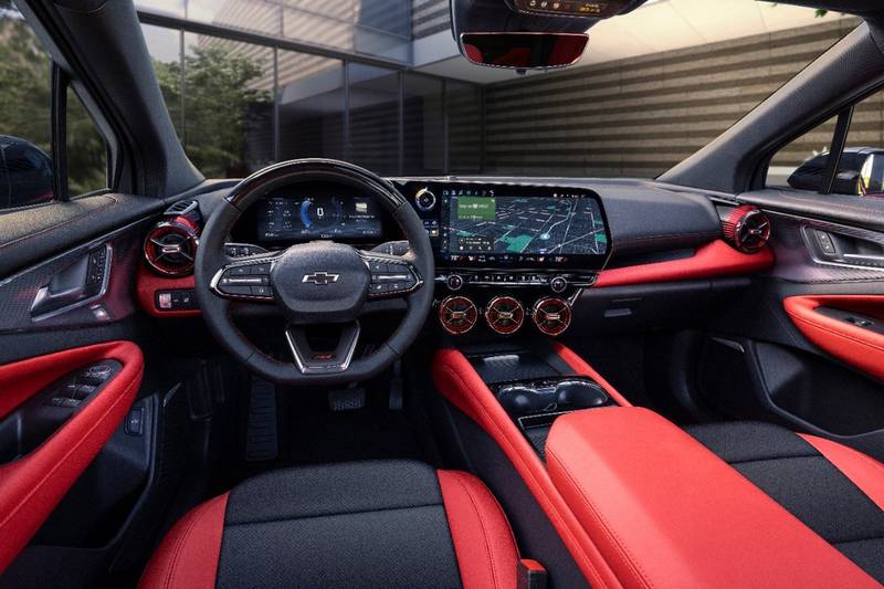2024 chevrolet blazer ev ss front seat