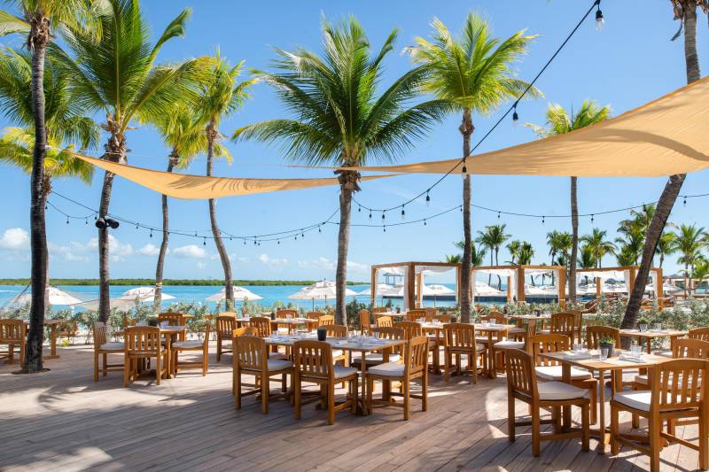 blue haven resort all inclusive seaside pool bar and grill patio