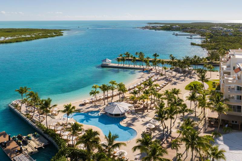 blue haven resort all inclusive turks and caicos aerial view 