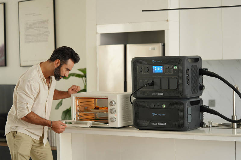 ac500 power station in home