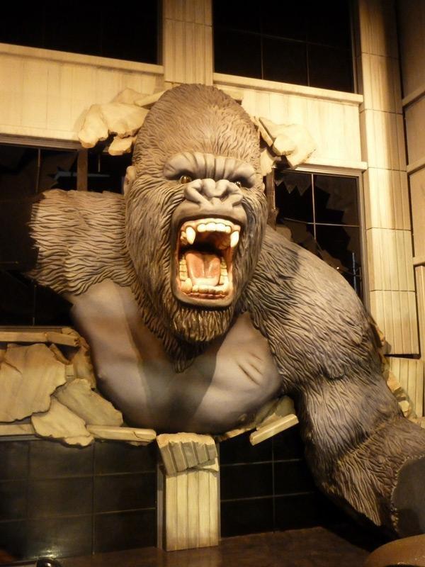 king kong wax statue at branson hollywood wax museum