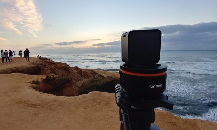 Review of Brinno TLC120 time lapse camera and ART20 pano lapse rotating base