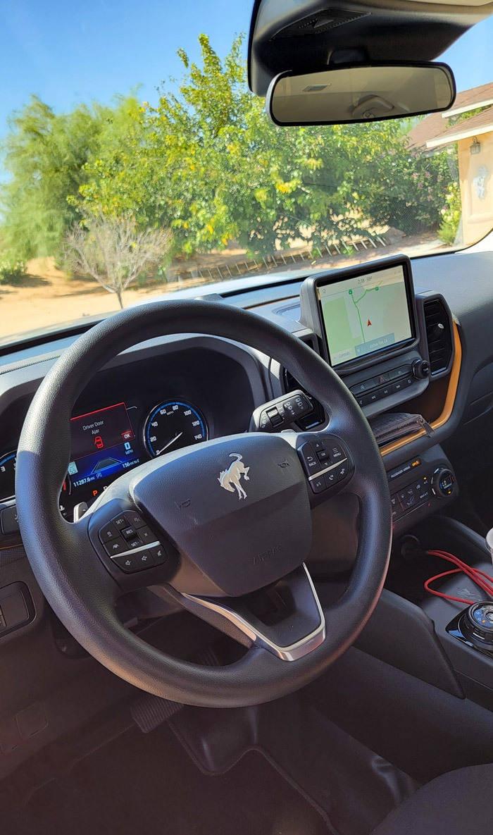bronco sport badlands interior
