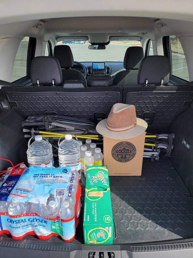 rubberized cargo area on bronco sport