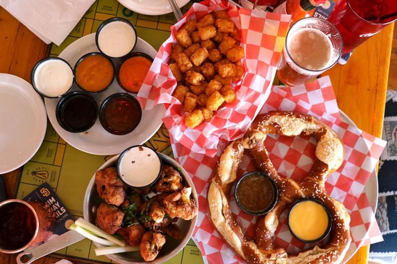 bubs pretzel and food