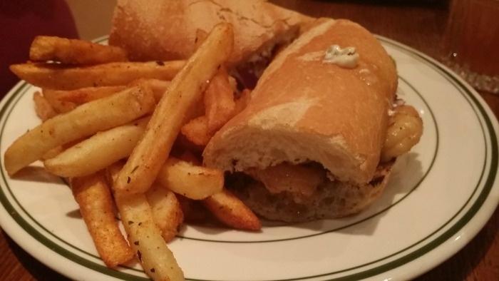 bbq shrimp poboy
