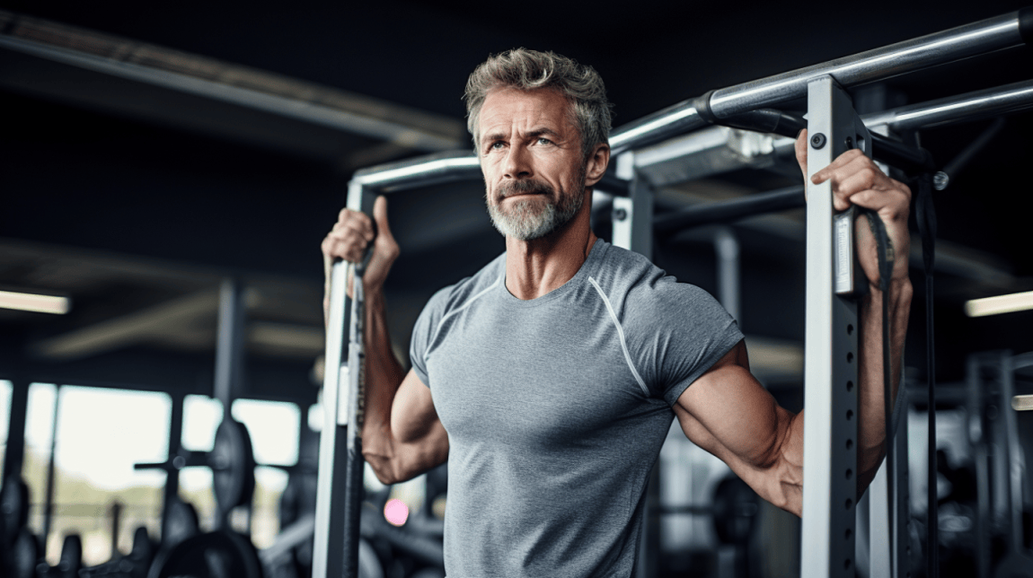 building muscles by working out