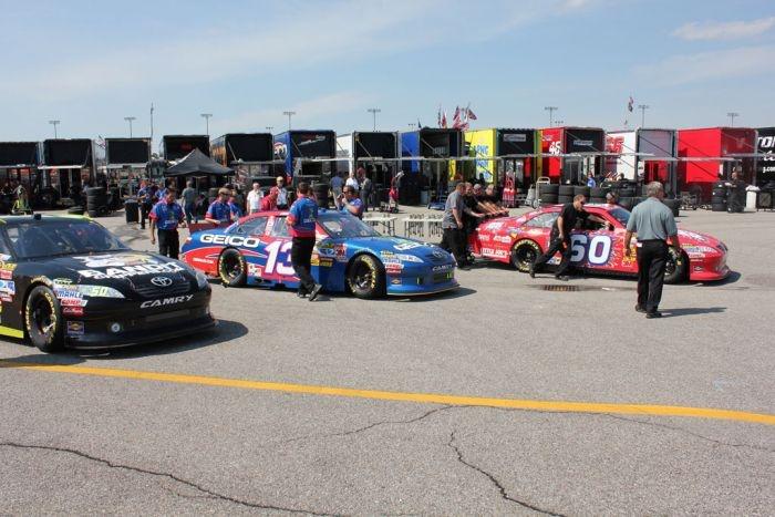 cars waiting to be certified