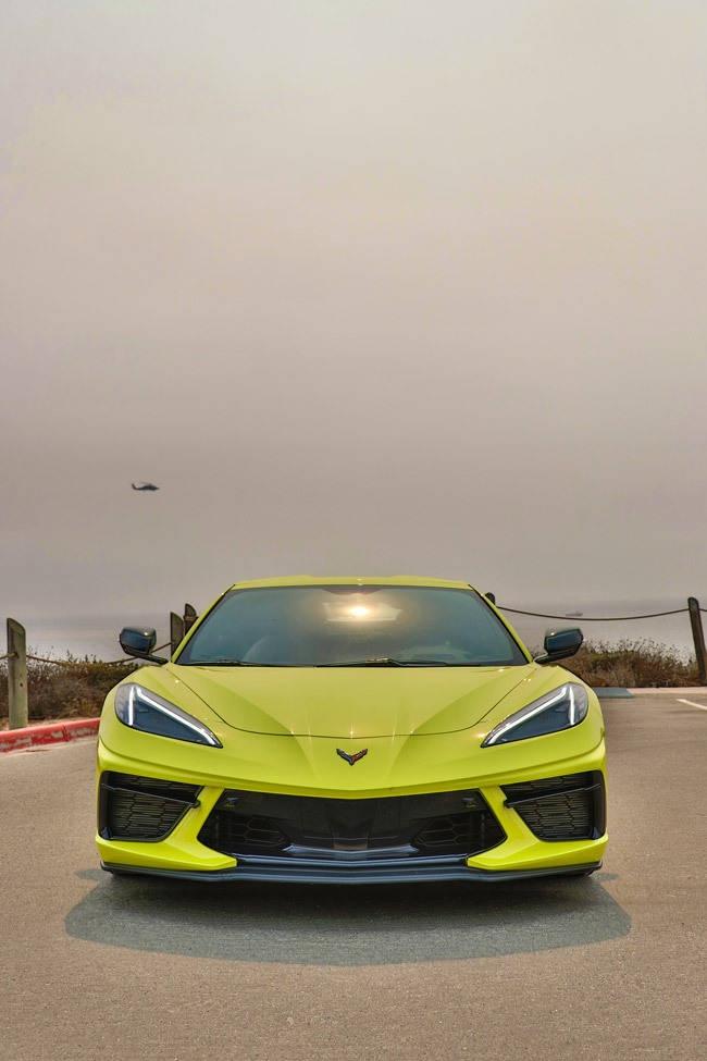 corvette c8 at cabrillo national monmument