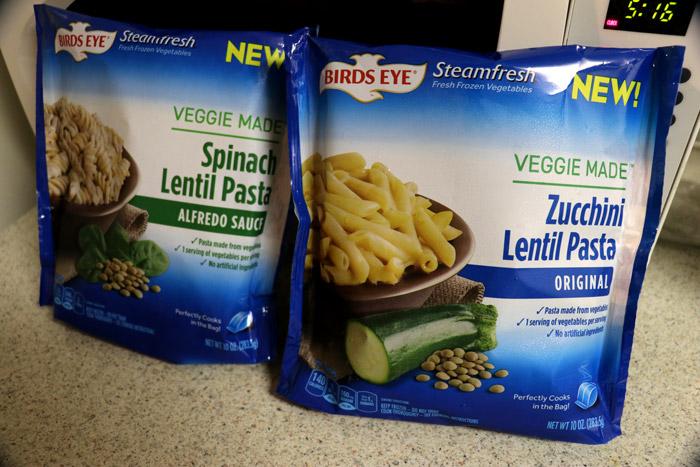 birds eye veggie made lentil pasta