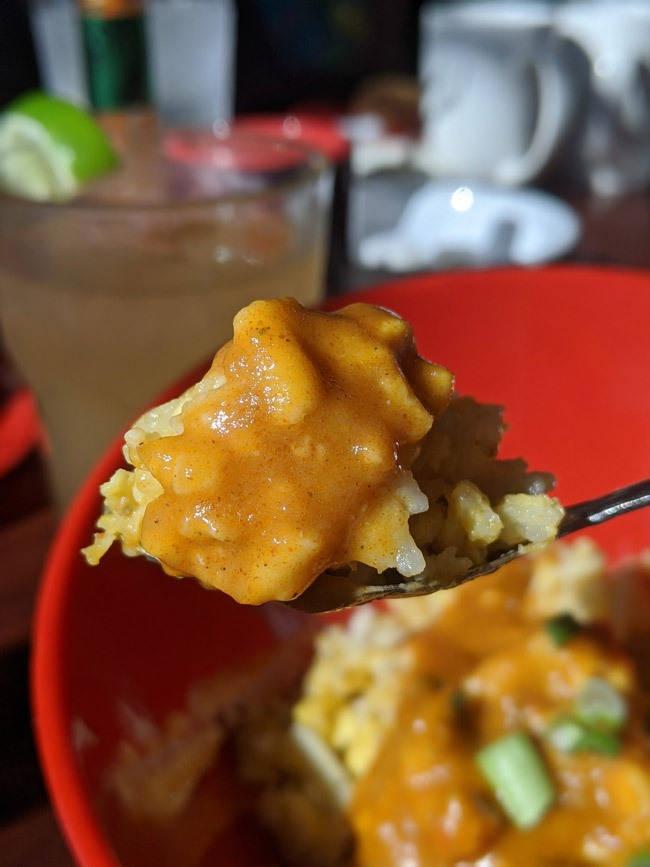 buck and johnnys swamp rice cajun breakfast