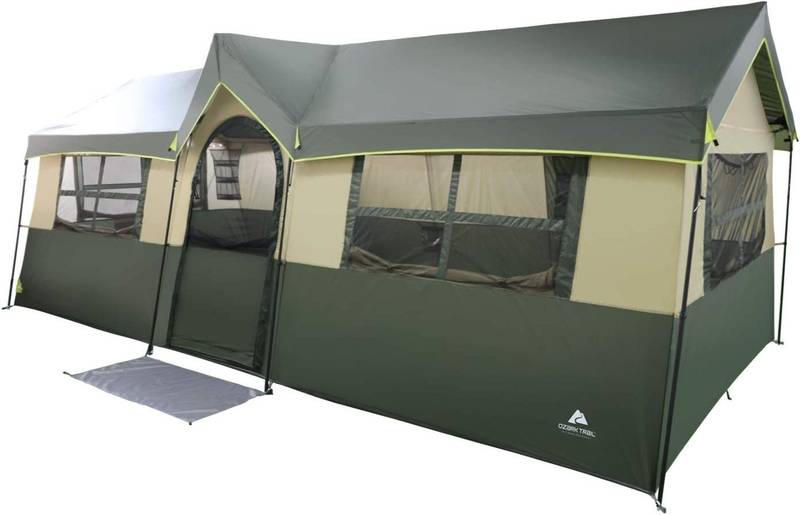 ozark trail hazel creek 12 person cabin tent