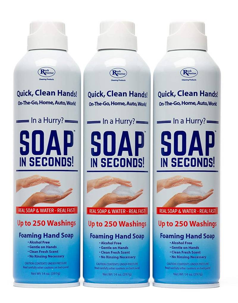 soap in seconds
