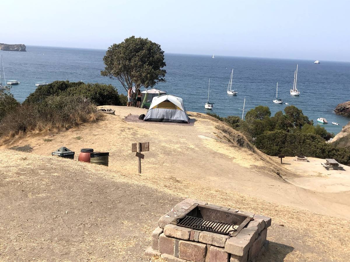 Camping At Two Harbors On Catalina Island