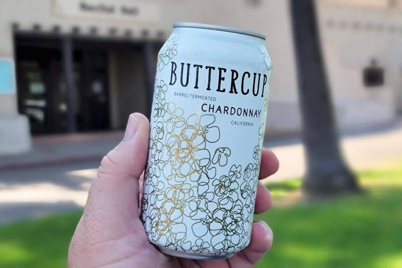 buttercup charonnay canned wine