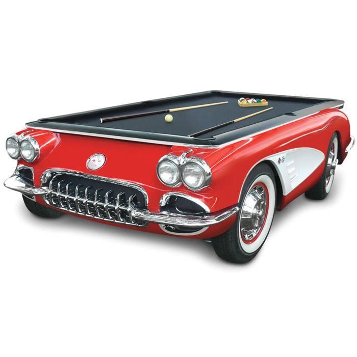 1959 corvette billiards pool table