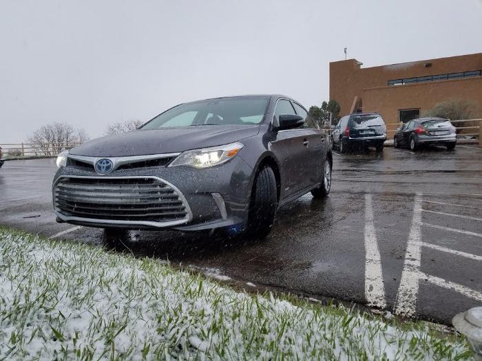 headlights snow