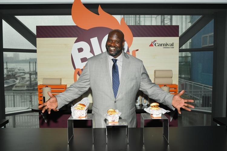 shaq introduces big chicken