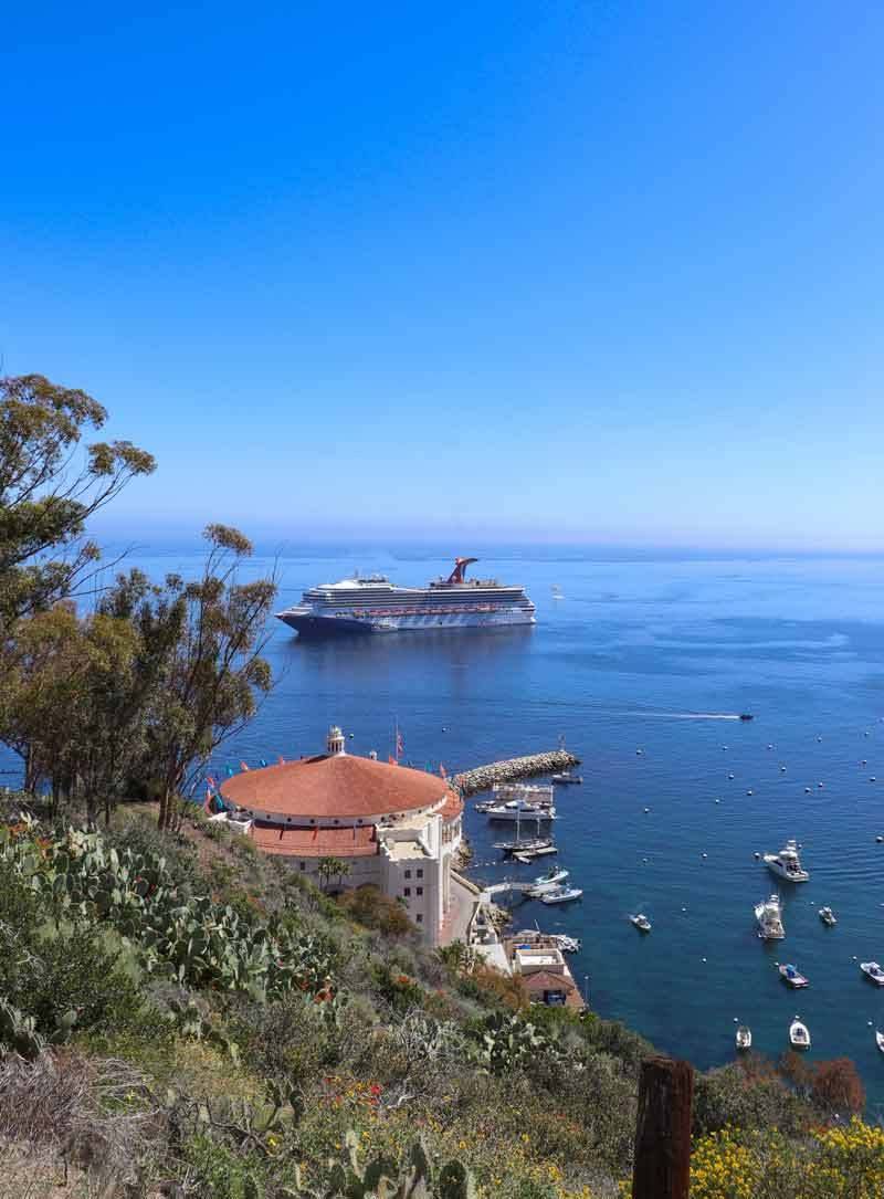 carnival radiance at catalina island
