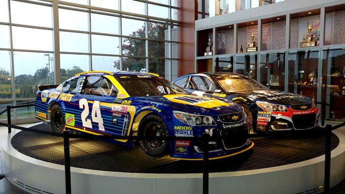 chase elliott 24 car hendrick motorsports garage charlotte north carolina