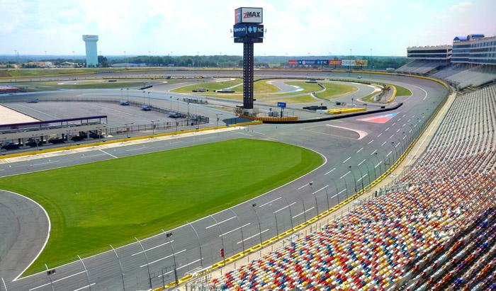 rovel charlotte super speedway view from club