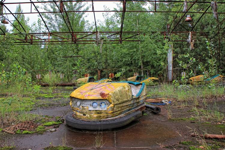 pripyat bumper cars amusement park